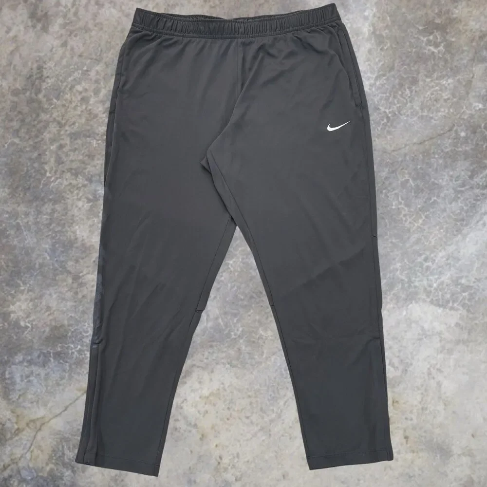 Nike Dri-FIT Men's Jogger Running Pants Men’s 2XL Dark Gray Athletic Wear Gym
